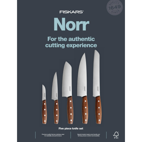 Fiskars Norr set de couteaux 5pcs 1062516 Fiskars Norr set de couteaux 5pcs 1062516
