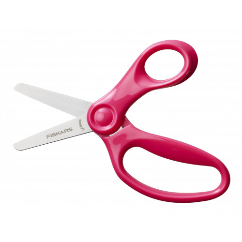 Fiskars Ciseaux a bouts ronds pour enfants, rose, 13 cm (6+) 1064070