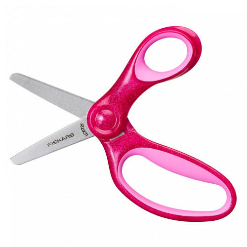Fiskars Kids Ciseaux a paillettes, rose, 13 cm (6+) 1064074 Fiskars Kids Ciseaux a paillettes, rose, 13 cm (6+) 1064074