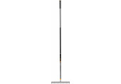 Fiskars Ergonomic Soil Rake avec manche courbé 1077112