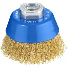 BOSCH Brosse boisseau PRO Metal clean, 70 x 0,30 mm, a filetage 1608614020