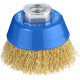 BOSCH Brosse boisseau PRO Metal clean, 70 x 0,30 mm, a filetage 1608614020