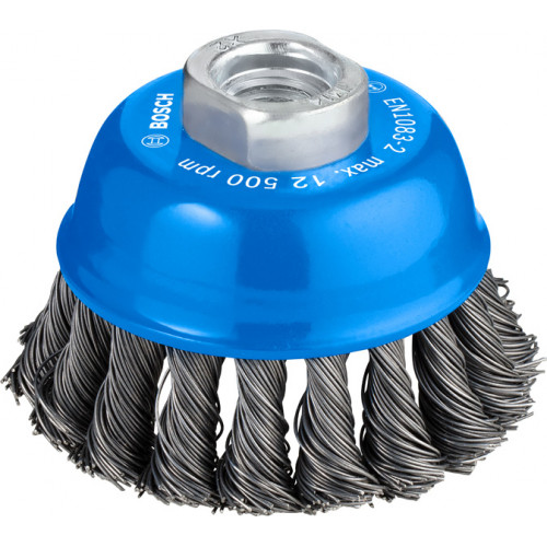 BOSCH Brosse boisseau PRO Metal heavy, 75 x 0,5 mm, a filetage 1608622029