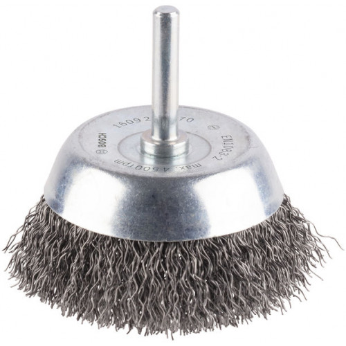 BOSCH Brosse boisseau PRO Metal clean, emmanchement droit, 70 x 0,3 mm 1609200270
