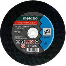 Metabo Flexiamant Super Disque a tronçonner 350x3,5x25,4 acier, TF 41 (616203000)