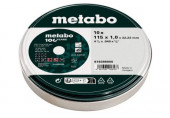 Metabo 10 meules de tronçonnage SP 115 x 1,0 x 22,23 Inox, 100 ans 616398000