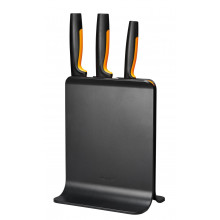Fiskars Bloc plastique avec trois couteaux noir 1057555