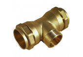 ISIFLO T131 raccord en T avec filetage extérieur sur dérivation,40x5/4"x40mm 2.1.131.40114