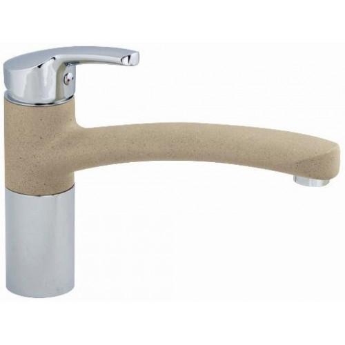ALVEUS BENEZET 51 Mitigeur d'évier, chromé/beige 2070363