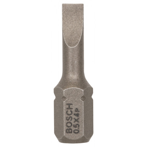 BOSCH Embout de vissage qualité extra-dure S 0,5x4,0, 25 mm 2607001458