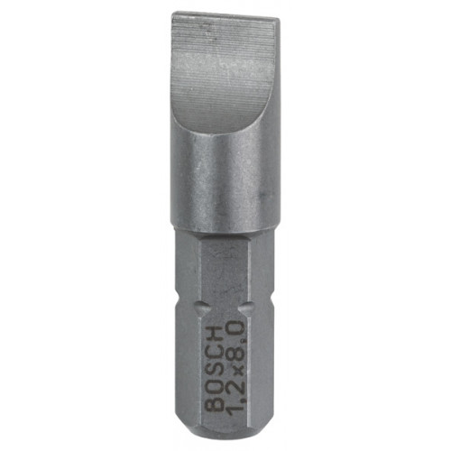 BSCH Embout de vissage qualité extra-dure S 1,2x8,0, 25 mm 2607001468