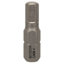 BOSCH Embout de vissage qualité extra-dure HEX 5, 25 mm 2607001726