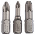 BOSCH Coffret d’embouts de vissage 3 pieces, Extra Ha (PZ) PZ1; PZ2; PZ3; 25 mm 2607001753