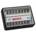 BOSCH Coffret de 8 embouts de vissage Robust Line Sx PZ, version Extra Hard 2607002557