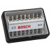 BOSCH Coffret de 8 embouts de vissage Robust Line Sx PH/PZ, version Extra Hard 2607002558