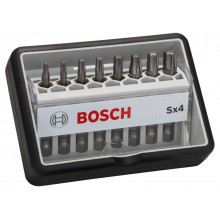 BOSCH Coffret de 8 embouts de vissage Robust Line Sx T, version Extra Hard 2607002559