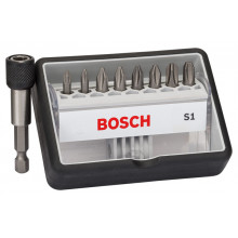 BOSCH Coffret de 8+1 embouts de vissage Robust Line S PH, version Extra Hard 2607002560
