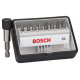 BOSCH Coffret de 8+1 embouts de vissage Robust Line S PH, version Extra Hard 2607002560