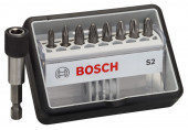 BOSCH Coffret de 8+1 embouts de vissage Robust Line S PZ, version Extra Hard 2607002561