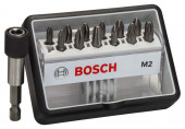 BOSCH Coffret de 12+1 embouts de vissage Robust Line M PH/PZ, version Extra Hard
