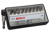 BOSCH Coffret de 18+1 embouts de vissage Robust Line L PH/PZ/T/S/HEX, version Extra Hard