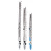 BOSCH Pack 3 lames de scie sauteuse Progressor for Wood and Metal 2607010515