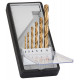 BOSCH Coffret de 6 forets a métaux Robust Line HSS-TiN, 135°, 2 - 8 mm 2607010530