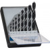 BOSCH Robust Line Coffret de 8 forets hélicoidaux, 3 - 10 mm 2607010533