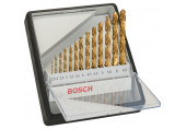 BOSCH Coffret de 13 forets a métaux Robust Line HSS-TiN, 135°, 1,5 - 6,5 mm 2607010539