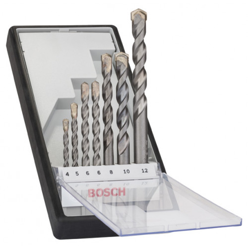 BOSCH Coffret de 7 forets a béton Robust Line CYL-3, 4 - 12 mm 2607010545