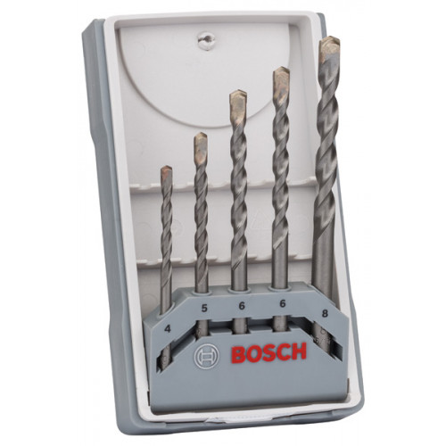 BOSCH Coffret de 5 forets a béton CYL-3, 4 - 8 mm 2607017080 BOSCH Coffret de 5 forets a béton CYL-3, 4 - 8 mm 2607017080