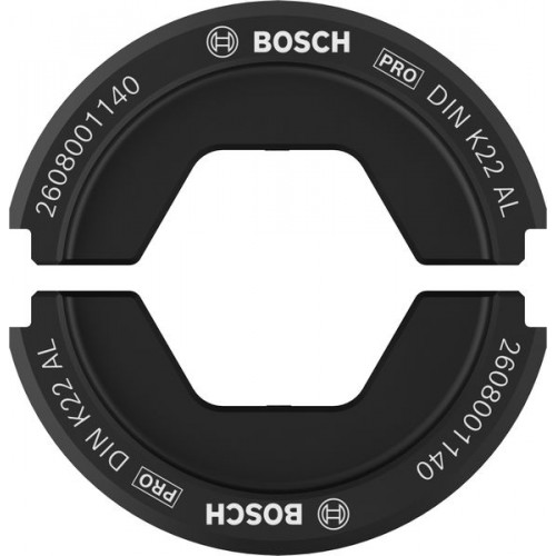 BOSCH Matrice de sertissage PRO, DIN K22 AL, 95 mm2/120 mm2, Aluminium 2608001140