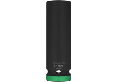 BOSCH PRO Impact Socket, 1/2", 17 mm, Profond 2608003049
