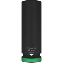 BOSCH PRO Impact Socket, 1/2", 17 mm, Profond 2608003049