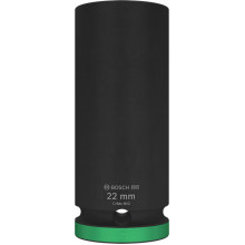 BOSCH PRO Impact Socket, 1/2", 22 mm, Profond 2608003053