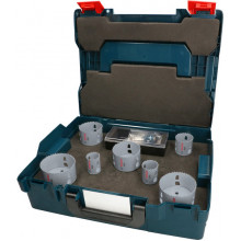 BOSCH Coffret de scies trépans PRO Multi Material PC Plus, 13 pieces 2608594433