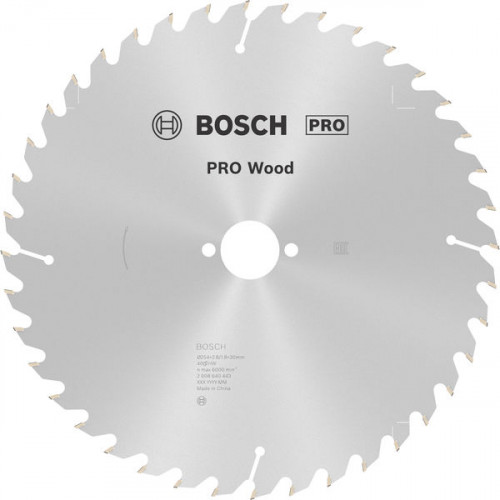 BOSCH Lame de scie circulaire PRO Wood, 254 x 2,8 x 30 mm, T40 2608640443