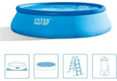 INTEX Easy Set Pool Piscine gonflable 457 x 107 cm avec filtration a cartouche 26166NP