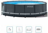 INTEX Ultra XTR Frame Pools Piscine 610 x 122 cm 26334GN