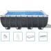 Intex Ultra XTR Rectangular Frame Pools Piscine 549 x 274 x 132 cm filtration 26356GN