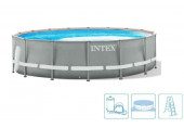INTEX Prism Frame Pools Piscine 457 x 122 cm avec filtration a cartouche 26726NP