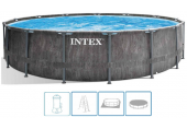 INTEX GREYWOOD PRISM FRAME PREMIUM POOLS Piscine 549 x 122 cm 26744NP