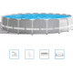 INTEX PRISM FRAME POOLS SET Piscine 610 x 132 cm avec filtration a cartouche 26756NP