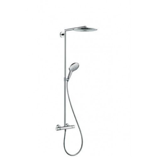 Hansgrohe Showerpipe Raindance Select S 300 1jet, Bras de douche 450mm, chrome 27114000