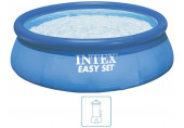 INTEX Easy Set Pool Piscine gonflable 244 x 61 cm avec filtration a cartouche 28108GN