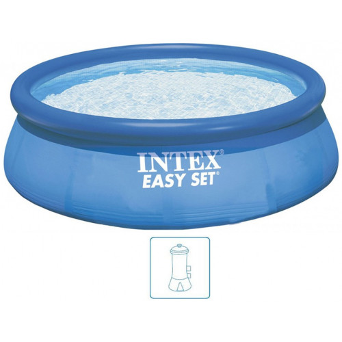 INTEX Easy Set Pool Piscine gonflable 244 x 61 cm avec filtration a cartouche 28108GN