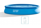INTEX Easy Set Pool Piscine gonflable 244 x 61 cm avec filtration a cartouche 28108NP