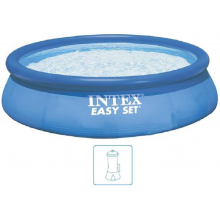 INTEX Easy Set Pool Piscine gonflable 305 x 76 cm avec filtration a cartouche 28122GN