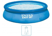 INTEX Easy Set Pool Piscine gonflable 366 x 76 cm avec filtration a cartouche 28132NP