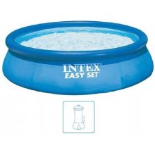 INTEX Easy Set Pool Piscine gonflable 366 x 76 cm avec filtration a cartouche 28132NP